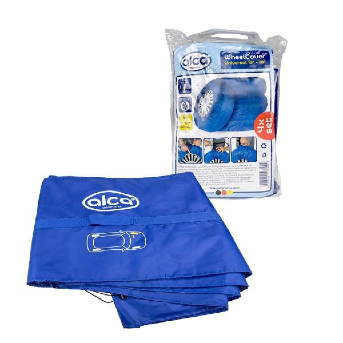 ALCA Reifentaschen blau Ø 13´´- 18´´, 4 Stück.