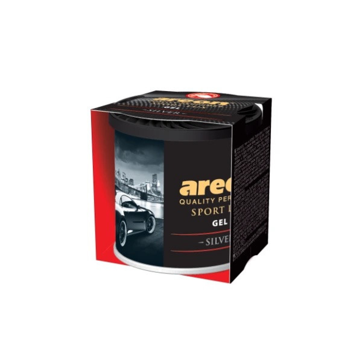 AREON Gel Sport Lux Silver, Lufterfrischer in der Box