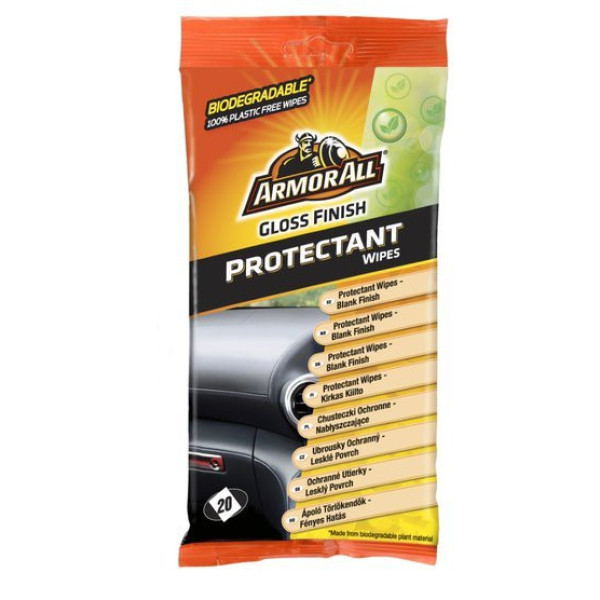 ARMORALL Dash gloss flow wipes, Tücher für Kunststoff, Vinyl mit Glanz, 20 Stück ARMORALL Dash gloss flow wipes, Tücher für Kunststoff, Vinyl mit Glanz, 20 Stück