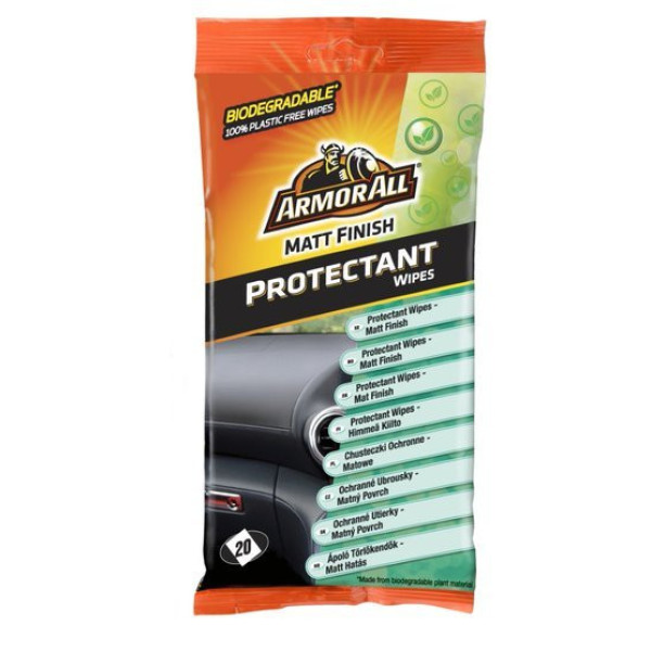 ARMORALL Dash matt flow wipes, Tücher für Kunststoff, Vinyl, matt, 20 Stück ARMORALL Dash matt flow wipes, Tücher für Kunststoff, Vinyl, matt, 20 Stück