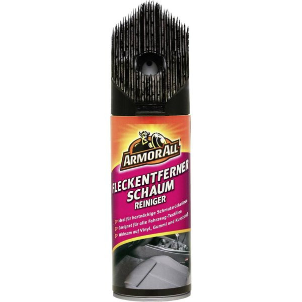 ARMORALL Stain Remove Foam Cleaner, Polsterreiniger mit Bürste, 400 ml
