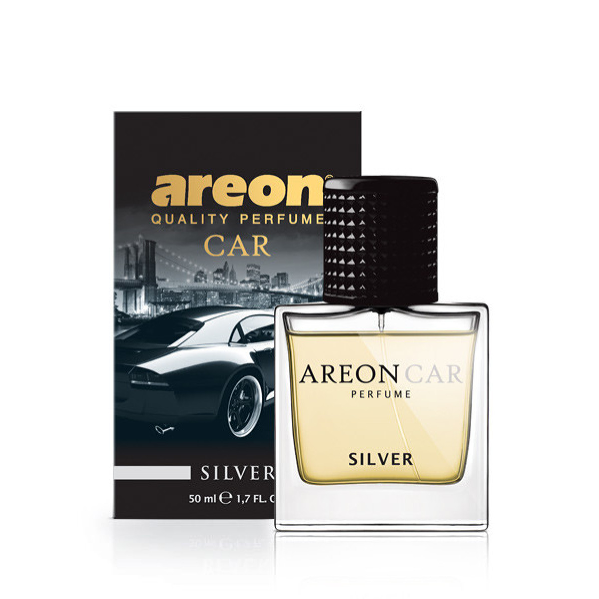 AREON Car Perfume Silver Lufterfrischerspray, 50 ml