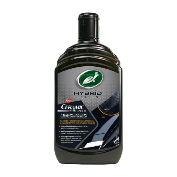 TURTLE WAX Ceramic Black Polish, Polierwachs, 500 ml