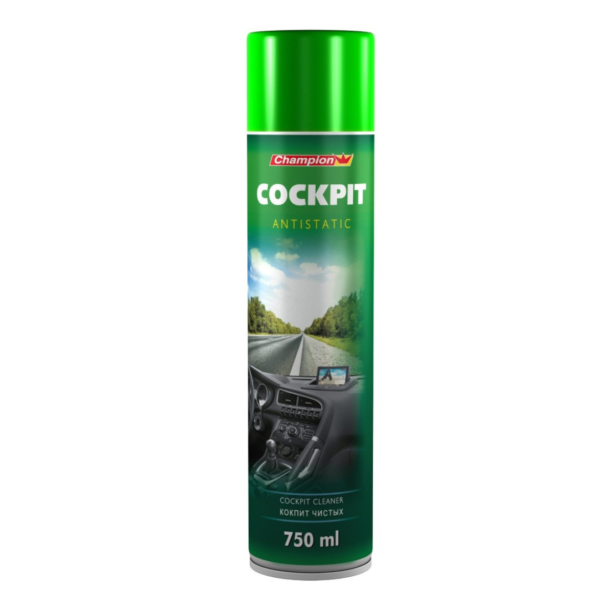 CHAMPION aero Cockpit Cleaner Fresh, Armaturenbrettreiniger, 750 ml