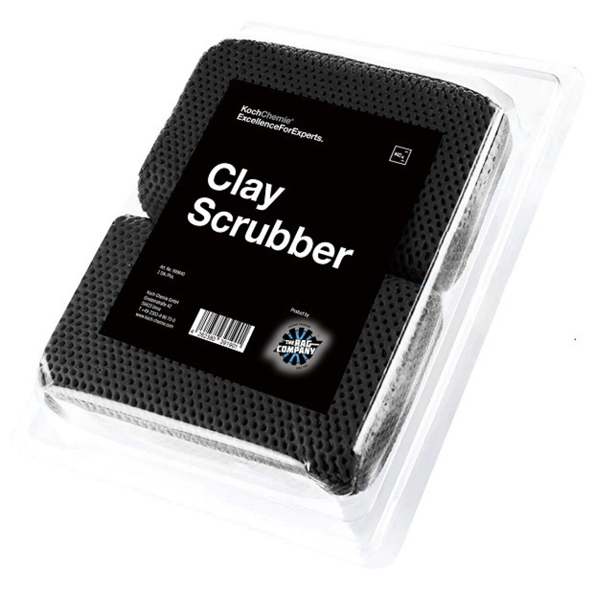 KOCH CHEMIE Clay Scrubber, Reinigungsschwämme aus Ton, 2 Stk.