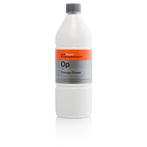 KOCH CHEMIE Adhesive&Rubber Remover Orange Power Op, Kleber-, Harz- und Kaugummi-Entferner, 1L