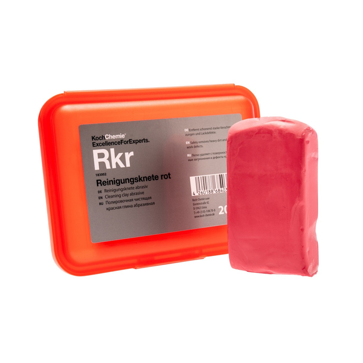 KOCH CHEMIE Cleaning clay, hard Rkr, Reinigungsknete, 200 g KOCH CHEMIE Cleaning clay, hard Rkr, Reinigungsknete, 200 g