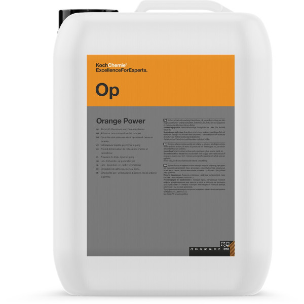 KOCH CHEMIE Adhesive&Rubber Remover Orange Power Op, Kleber-, Harz- und Kaugummi-Entferner, 10L