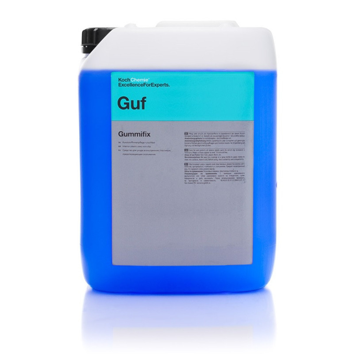 KOCH CHEMIE Interior Rubber&Plastic Cleaner Gummifix Guf, Innenraumreiniger für Gummi und Kunststoff, rutschhemmend, 10L