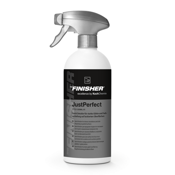 KOCH CHEMIE The Finisher JustPerfect, Schnellreiniger und Poliermittel für Oberflächen, 500 ml