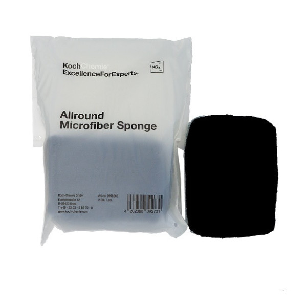 KOCH CHEMIE Microfiber sponges, Microfaserschwamm, 12x9x4cm, 2 Stk.