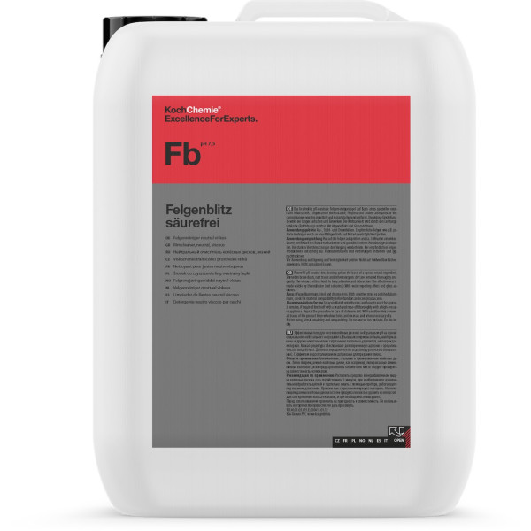 KOCH CHEMIE Neutrales Felgenreinigungsgel, 11 kg