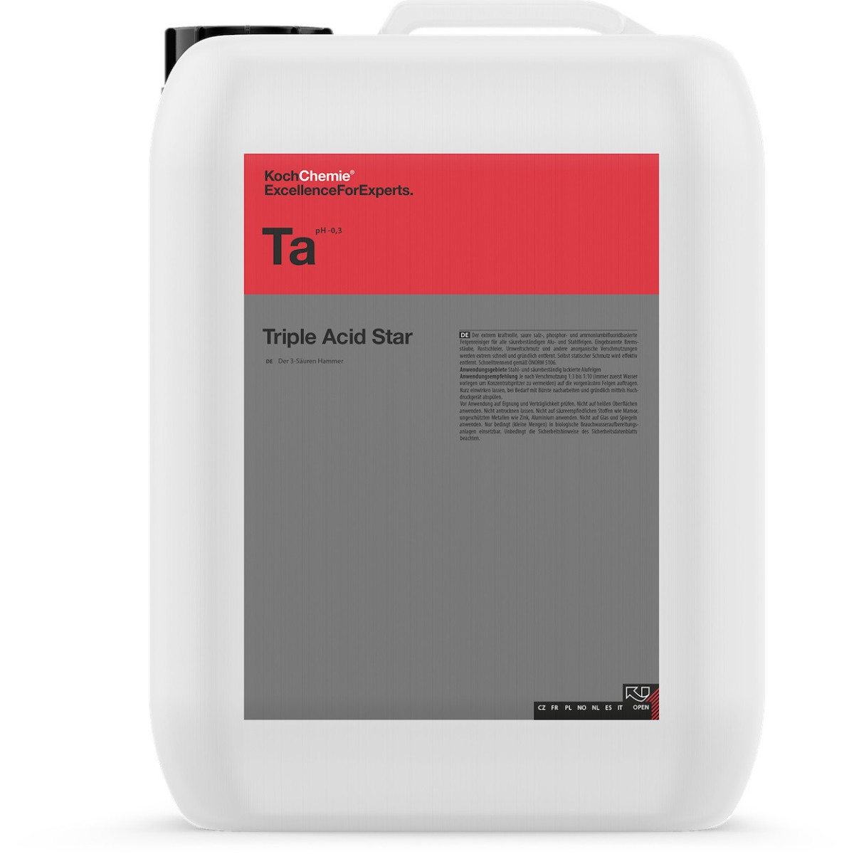 KOCH CHEMIE Triple Acid Star Cleaner Ta, saurer Reiniger, 11kg