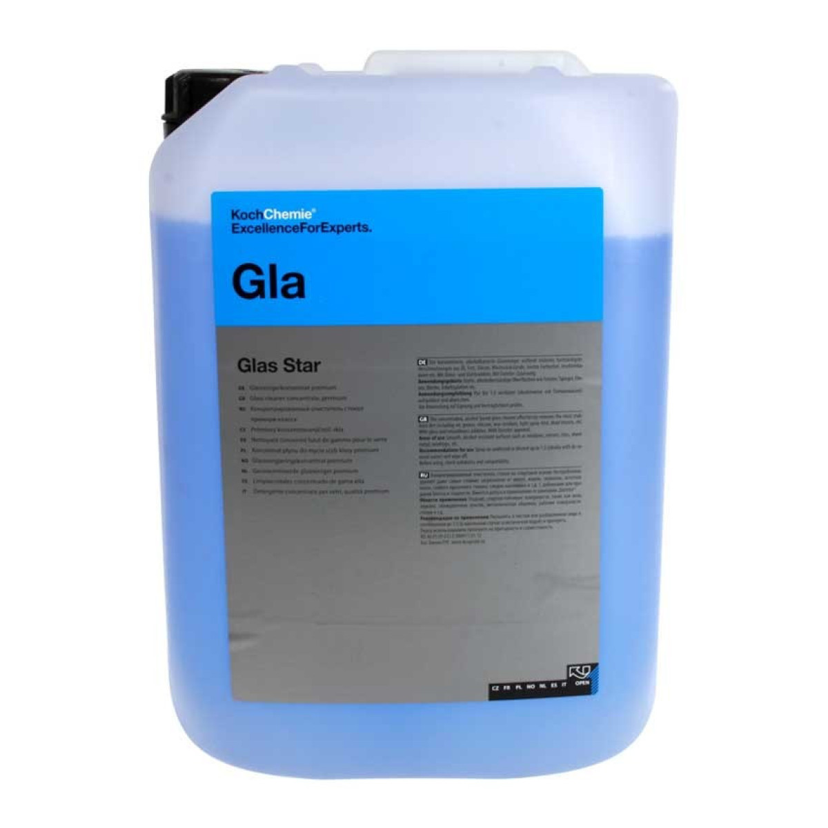 KOCH CHEMIE Glass Cleaner Glas Star Gla, Glasreiniger, 10L