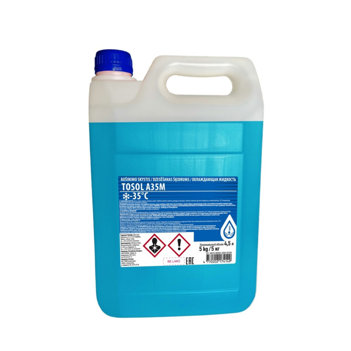 LESTA Antifreeze Tosol-A35M, Kühlmittel, 5 Kg