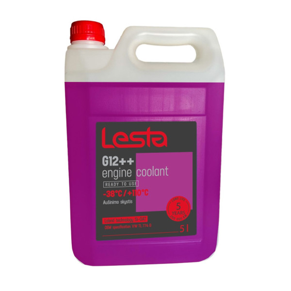 LESTA Antifreeze G12++, Kühlmittel, 5L