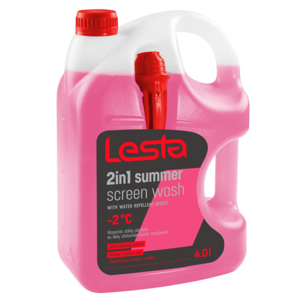 LESTA Windscreen Washer Fluid 2In1 -2°C, Scheibenwaschflüssigkeit, 4 L LESTA Windscreen Washer Fluid 2In1 -2°C, Scheibenwaschflüssigkeit, 4 L