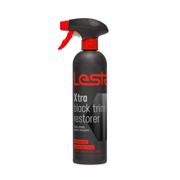 LESTA Xtra Black Trim Restorer, Schwarzpflege für Zierleisten, 500 ml