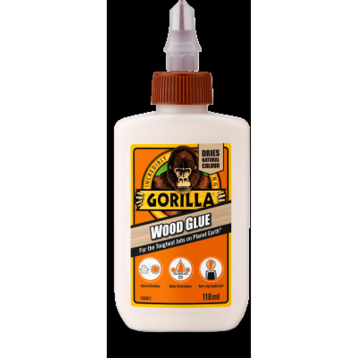 Gorilla Wood Glue, Holzleim, 118 ml