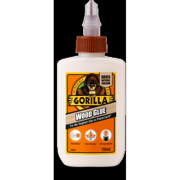 Gorilla Wood Glue, Holzleim, 118 ml