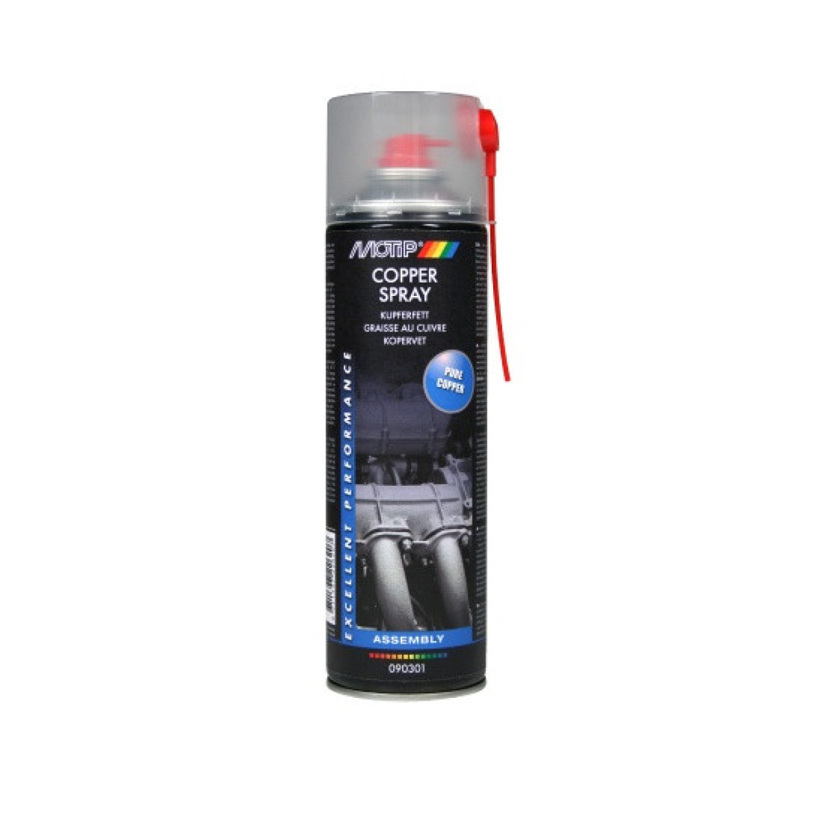 MOTIP Copper Spray, sprühbares Kupferfett, 500 ml MOTIP Copper Spray, sprühbares Kupferfett, 500 ml