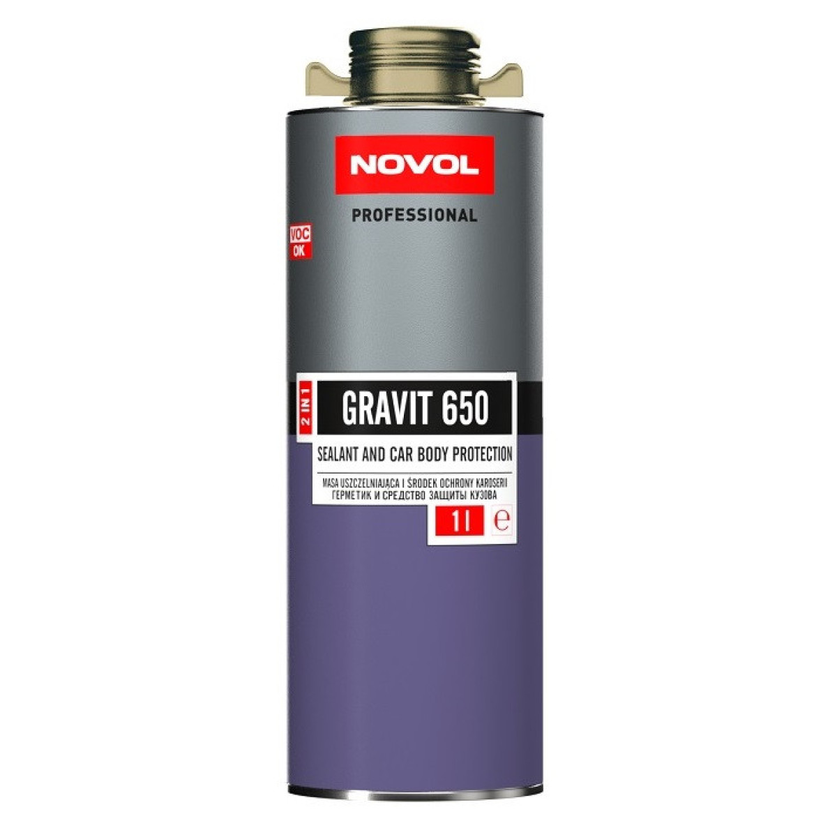 NOVOL Gravit 650 Sealant&Antigravel - Beige, Versiegelung-Schutzbeschichtung, gelblich, 1L