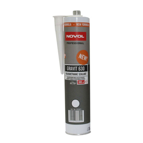 NOVOL Gravit 630 Elastic Polyurethane Sealant - White, elastisches Polyurethan-Dichtmittel, weiß, 300 ml