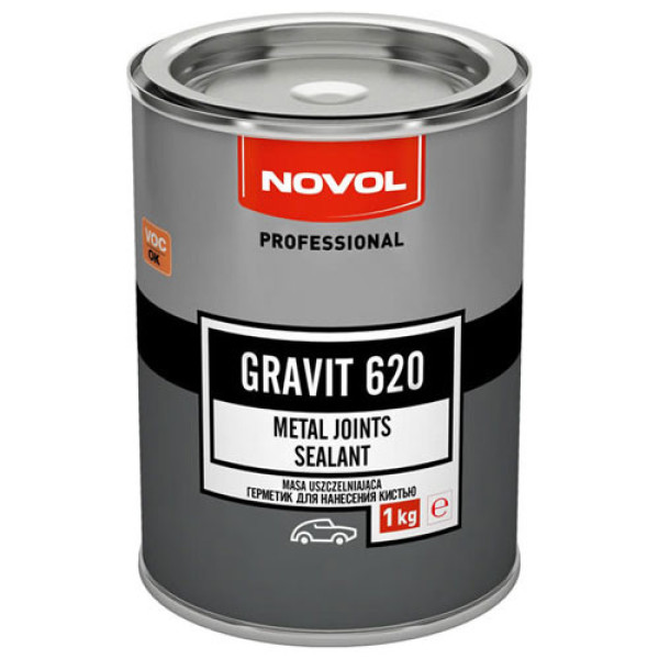 NOVOL Gravit 620 Metal Joints Sealant, streichfähiger PU-Dichtstoff, 1 kg