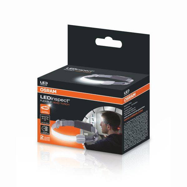 OSRAM ACE Flexible Head Torch, kopfmontierte Inspektionslampe