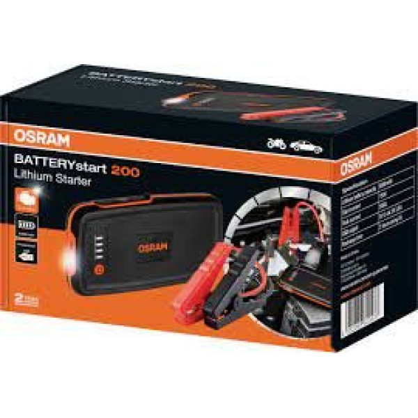 OSRAM BATTERYstart 200 (OBSL200), Starterbatterie, Lithium 6000 mAh