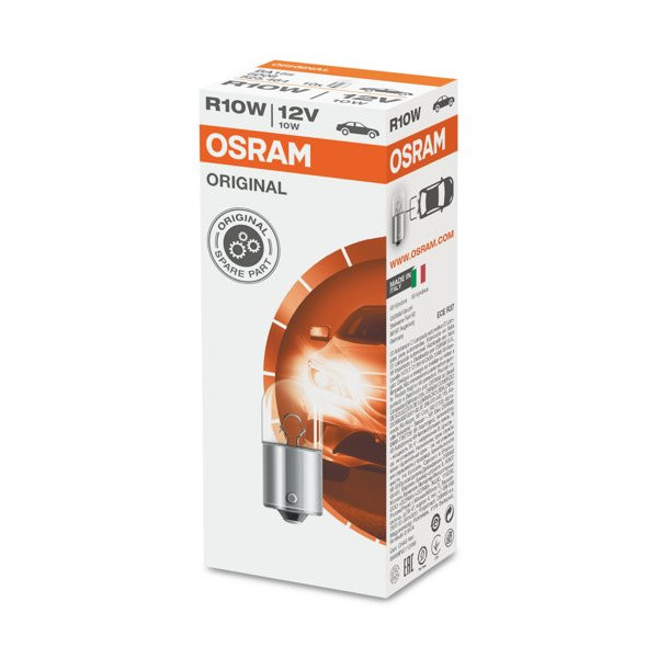 OSRAM Autolampe 10W 12V BA15S, 1 Stück