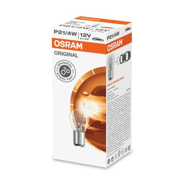 OSRAM Autolampe 21/4W 12V BAZ15D, 1 Stück