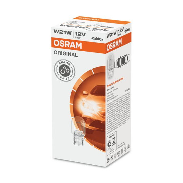OSRAM Autolampe 21W 12V W3X16D, 1 Stück