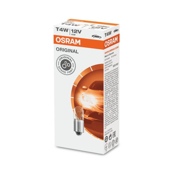 OSRAM Autolampe 4W 12V BA9S, 1 Stück
