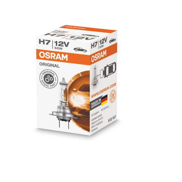 OSRAM Autolampe H7 55W 12V PX26D, 1 Stück