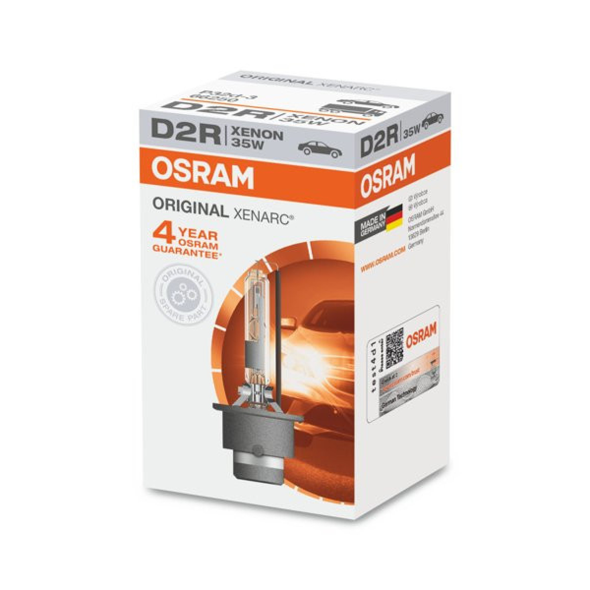 OSRAM Xenon-Autolampe 35W P32D-3 D2R, 1 Stück