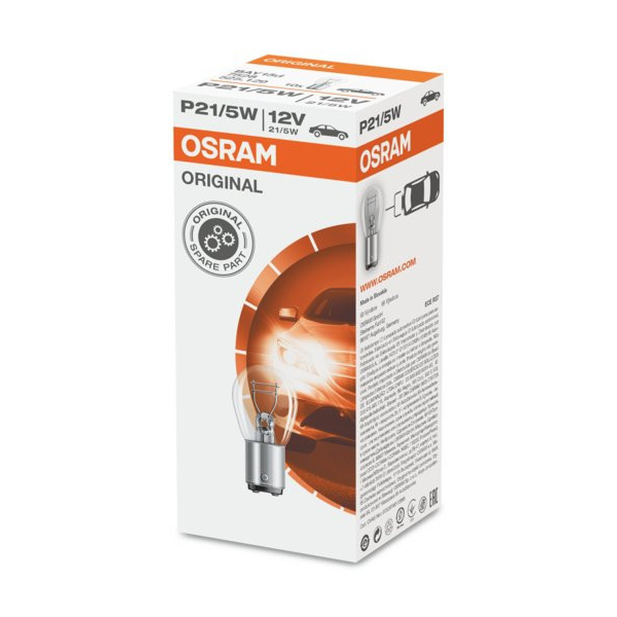 OSRAM Autolampe 21/5W 12V BAY15D, 1 Stück OSRAM Autolampe 21/5W 12V BAY15D, 1 Stück