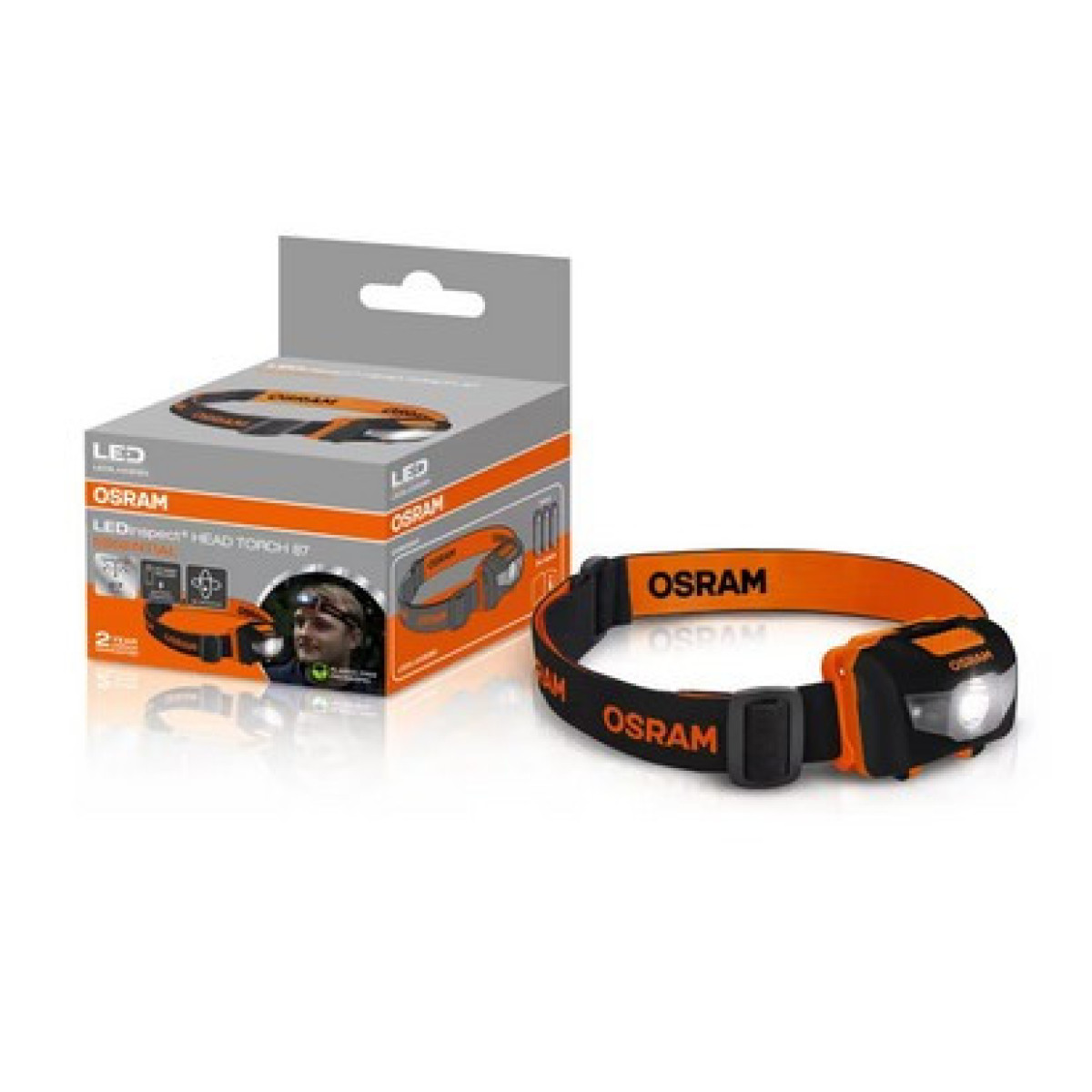 OSRAM LEDinspect Head Torch 87 Essential LED-Stirnlampe mit Batterien
