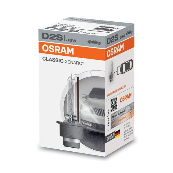 OSRAM Glühlampe, 35W D2S Xenon Classic P32D-2 D2S, 1 Stück