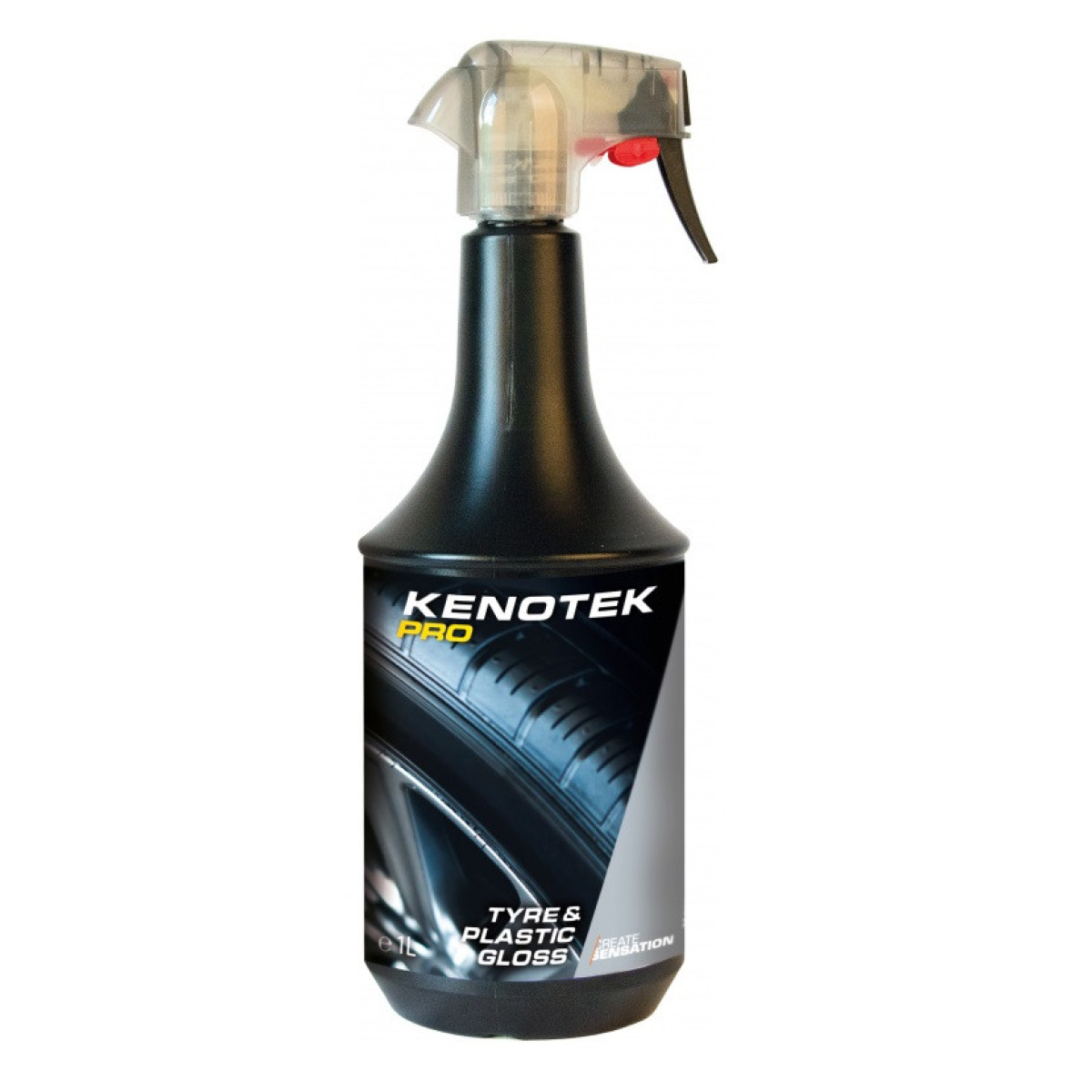 KENOTEK Tire&Plastic Gloss, Reifen- und Kunststoffschwärzer, 1 L