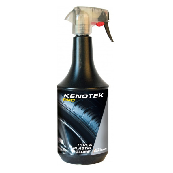 KENOTEK Tire&Plastic Gloss, Reifen- und Kunststoffschwärzer, 1 L