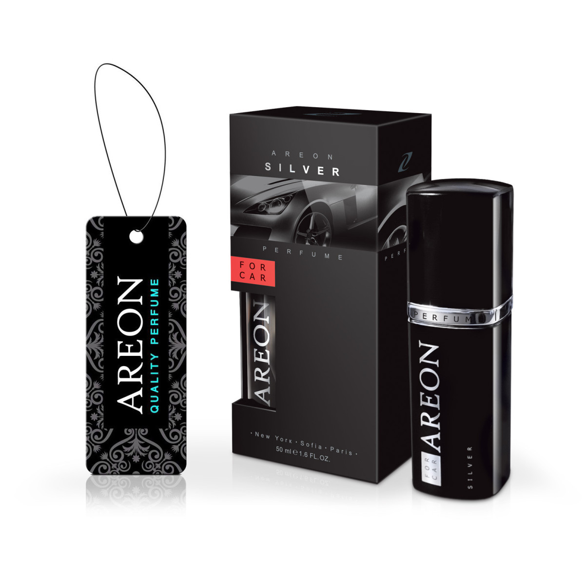 AREON Perfume Silver, Lufterfrischerspray, 50 ml