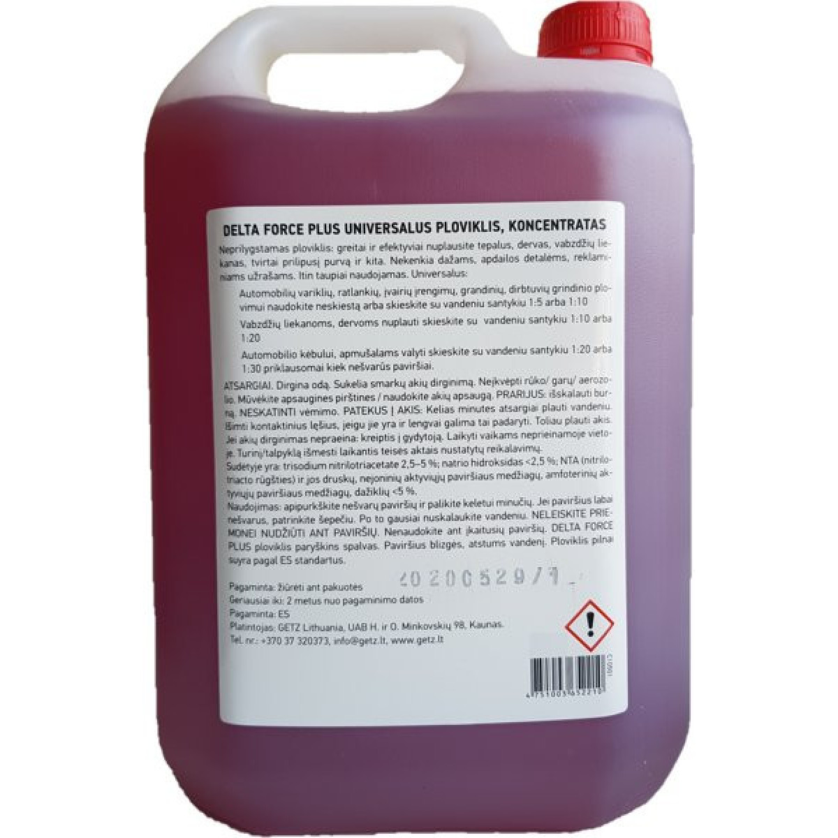 PITSTOP Delta Force Plus, Reinigungsmittel, 5 L