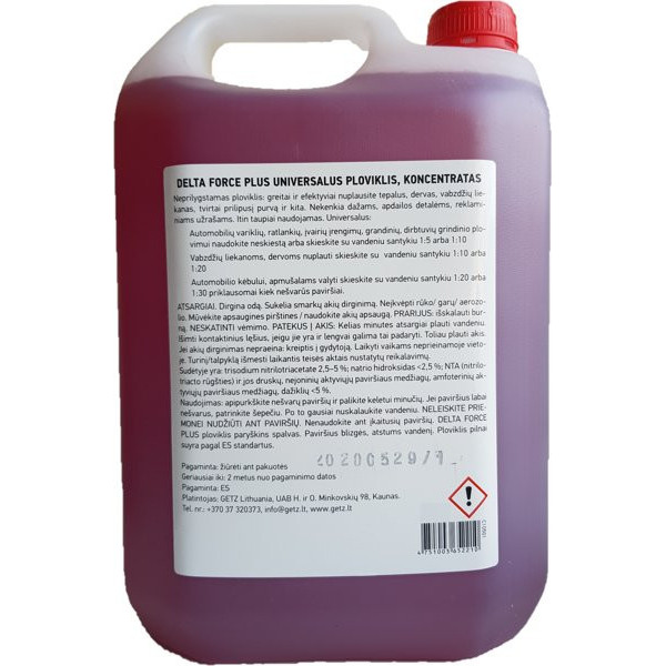 PITSTOP Delta Force Plus, Reinigungsmittel, 5 L