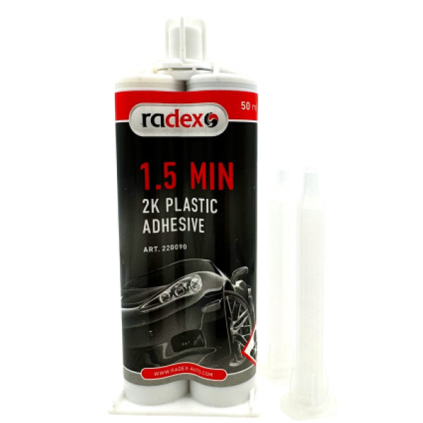 Radex 2K Plastic Adhesive, Kunststoffkleber (90 Sek.), 50 ml
