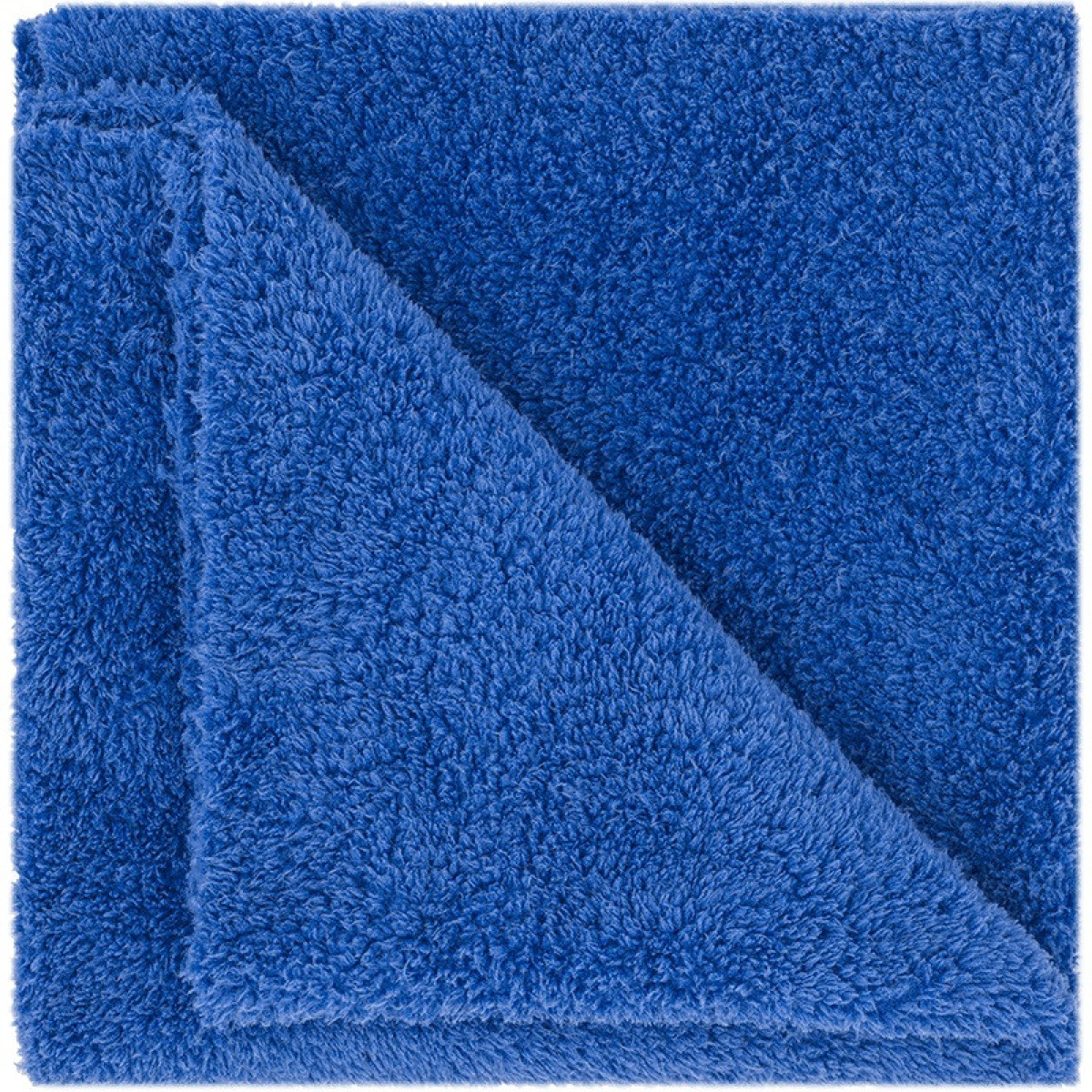 RADEX Microfiber Cloth Blue 40x40cm, randloses Mikrofasertuch