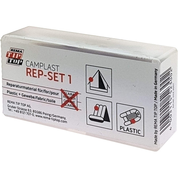 REMA TIP TOP Camplast Mini-Reparaturset für PVC, PU und Textilien