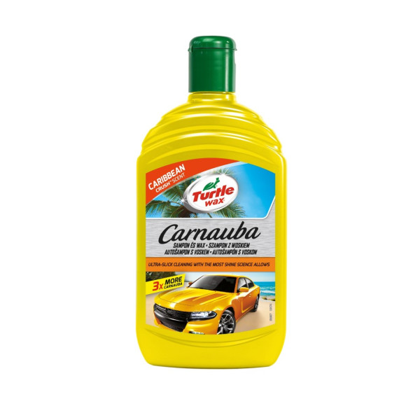 Turtle Wax Shampoo mit Carnaubawachs, 500 ml