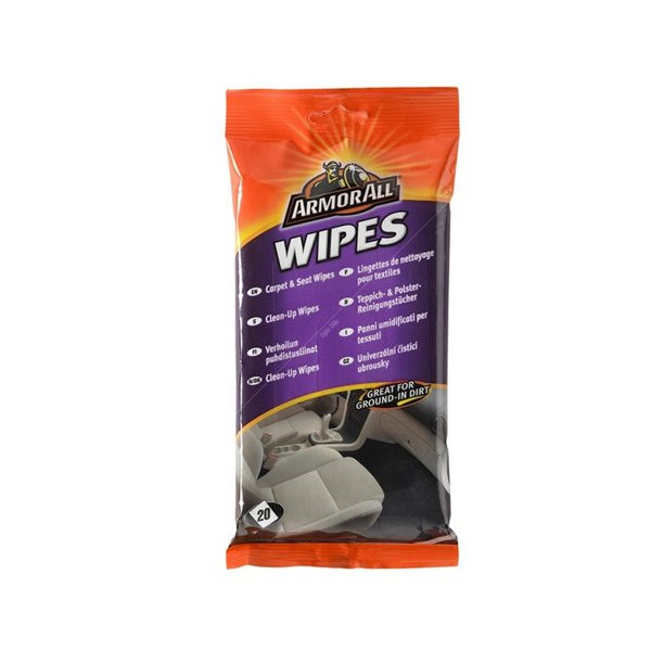 ARMORALL CRPT & Seat flow wipes, Polsterreinigungstücher, 20 Stück
