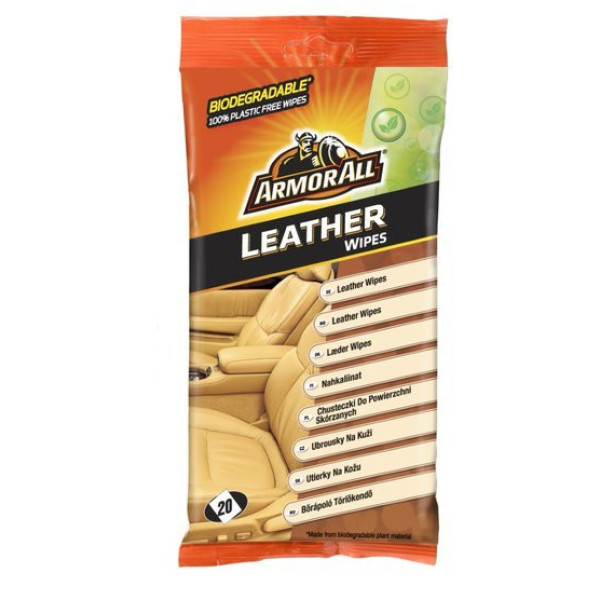 ARMORALL Leather flow wipes, Tücher für Lederoberflächen, 20 Stück